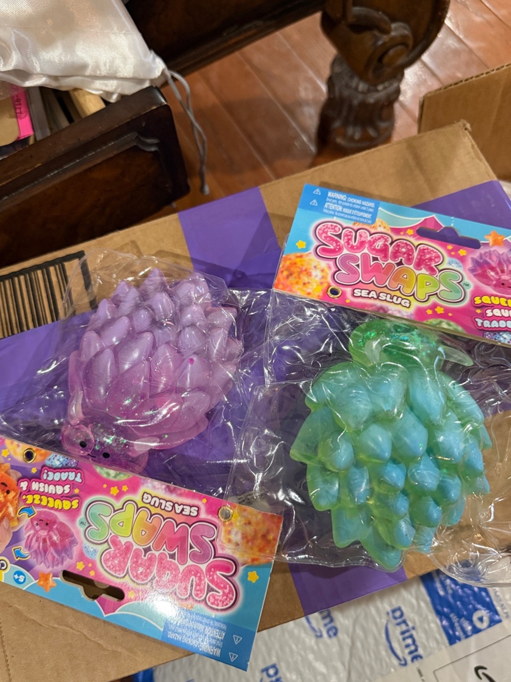 Sea Slug Kids Toy - Purple & Green